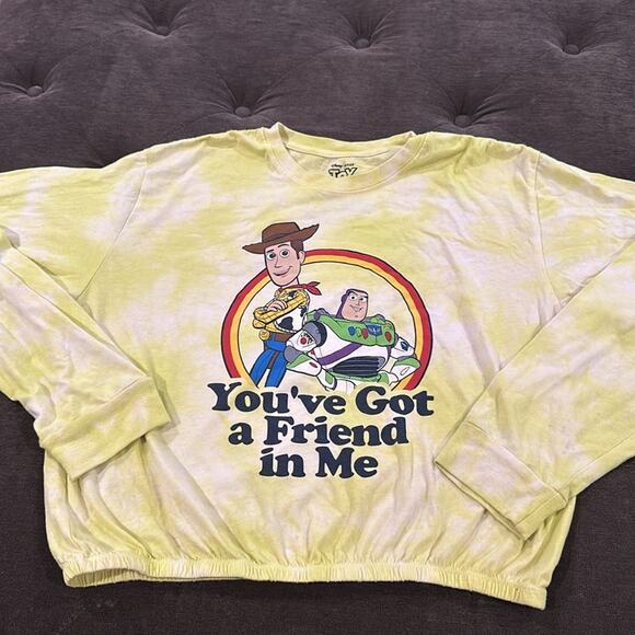 Disney Toy Story you’ve got a friend in me crop elastic pullover size XL - Picture 2 of 4